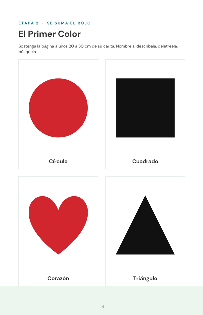 tarjetas de formas